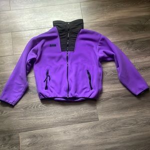 Purple Columbia fleece jacket size medium